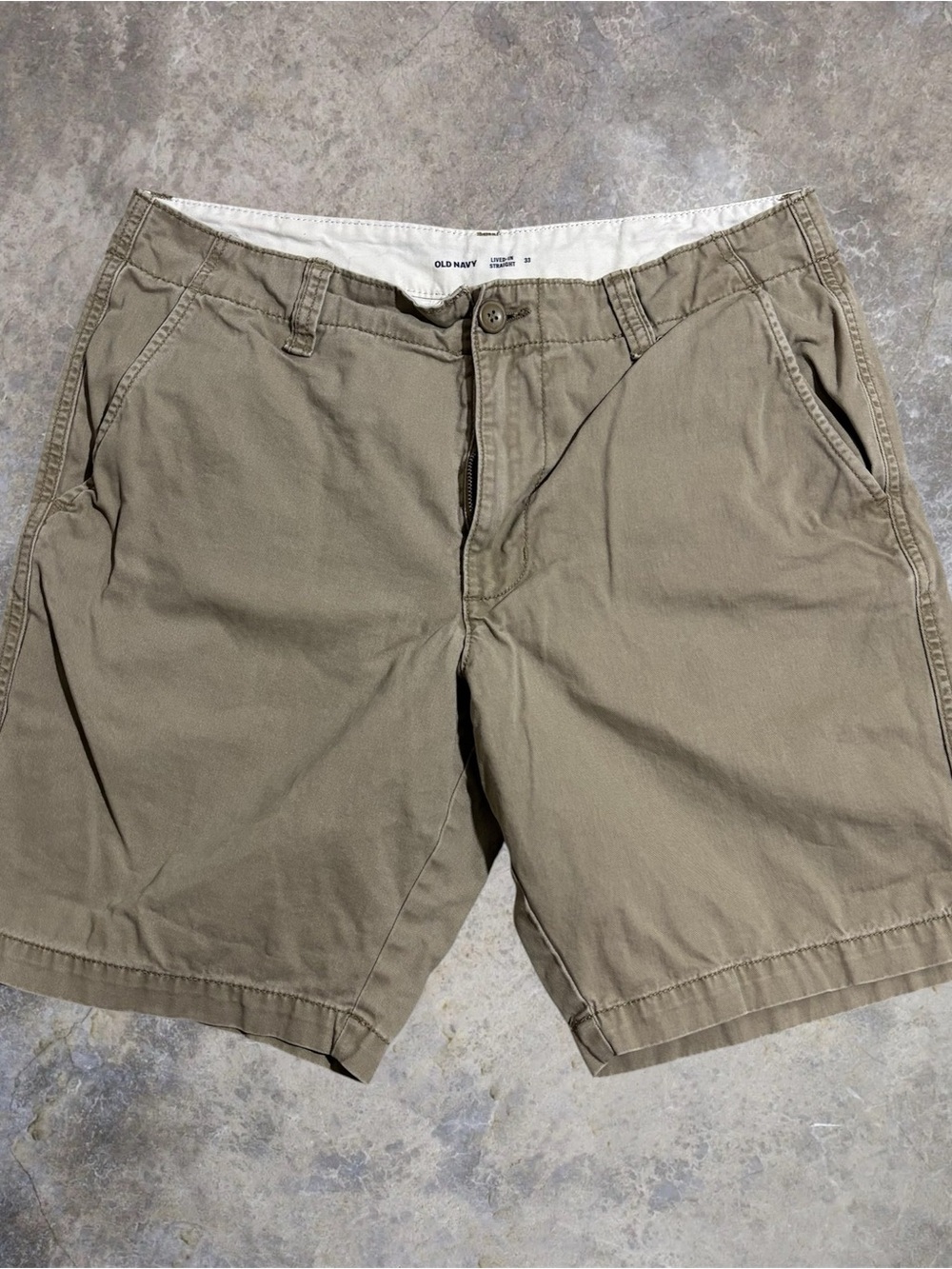 Old Navy Men's Khaki Chino Shorts